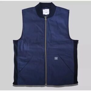 Weatherproof Vintage Mens XL Canvas Utility Workwear Vest NWT